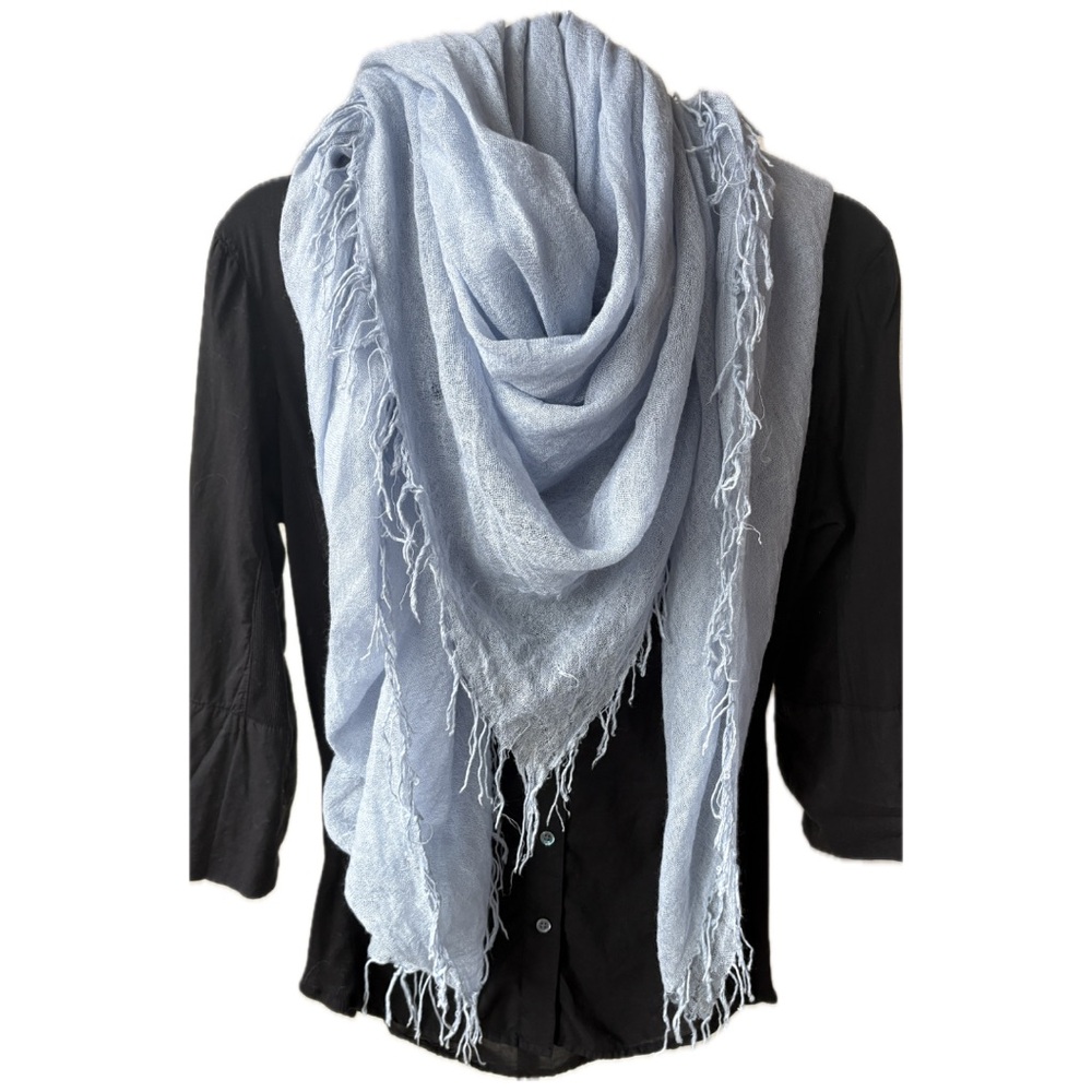 Chan Luu Cashmere Scarf Light Blue